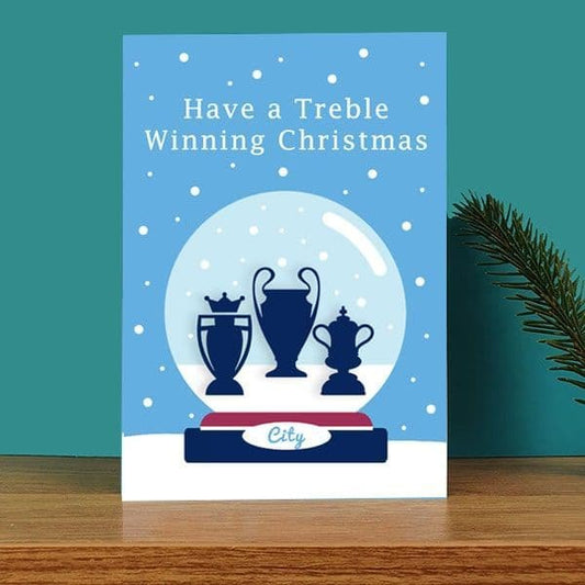 Treble Winners Christmas Card