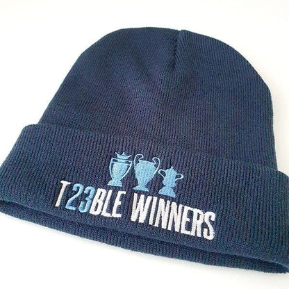 Treble Winners Navy Beanie Hat