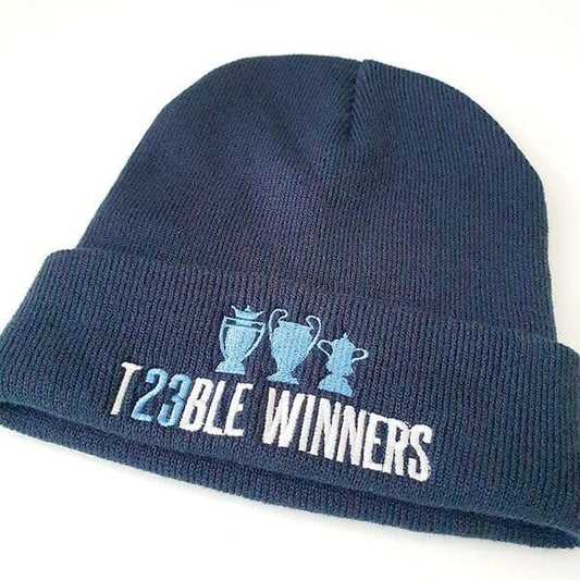 Treble Winners Navy Beanie Hat