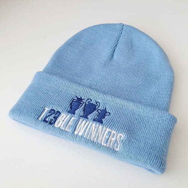 Treble Winners Sky Blue Beanie Hat