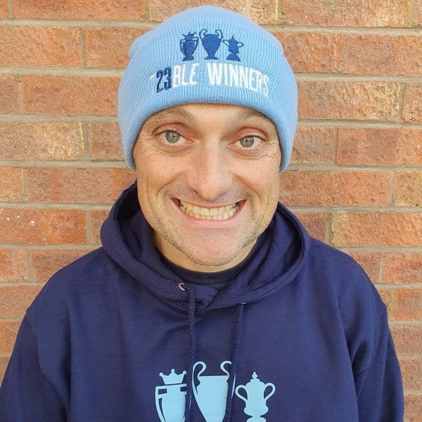 Treble Winners Sky Blue Beanie Hat