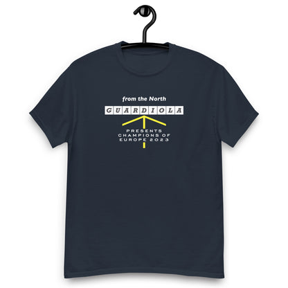 Guardiola Presents The Champions Navy T-shirt