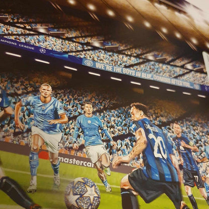 "We're the Boys in Blue coming after you!" Rodri goal