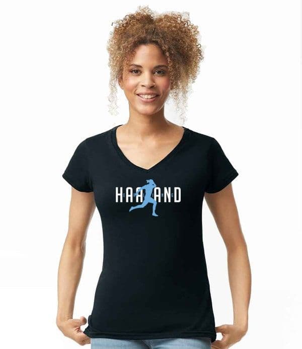 Women's Haaland  Celebration Navy T-shirt