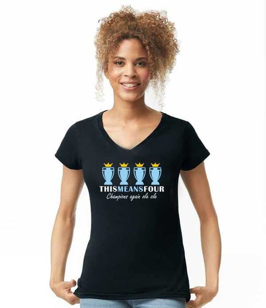 Women's This Means More Navy T-shirt