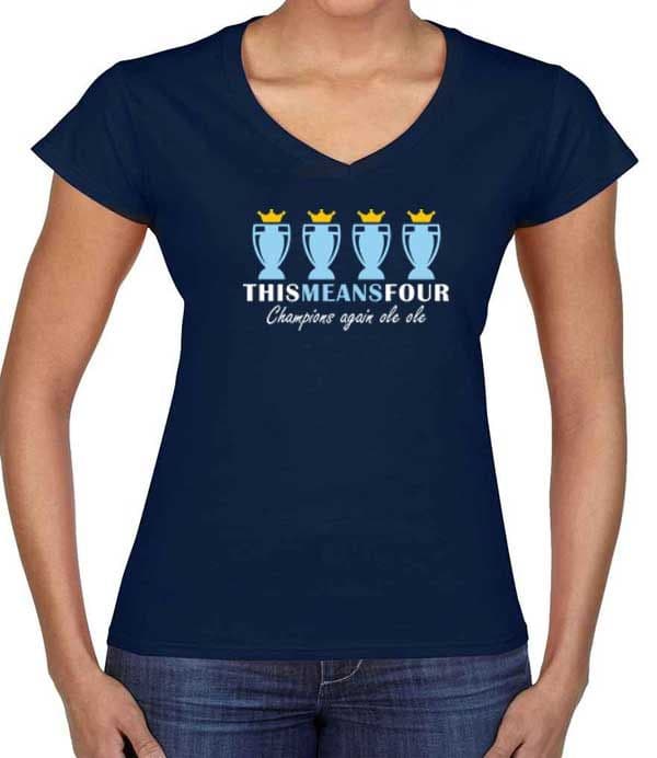 Women's This Means More Navy T-shirt