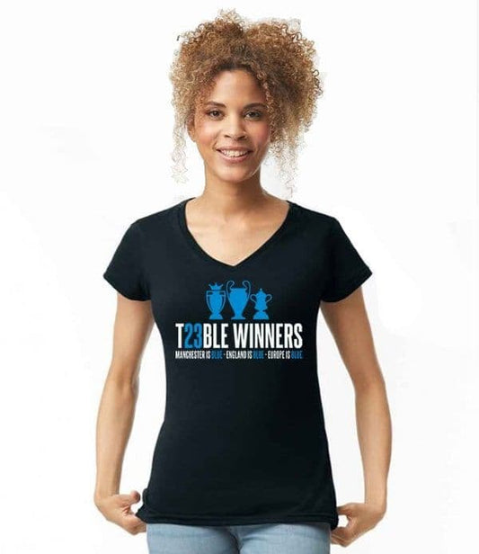 Women's Treble Navy T-shirt