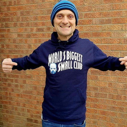 World's Biggest Small Club Navy Hoodie