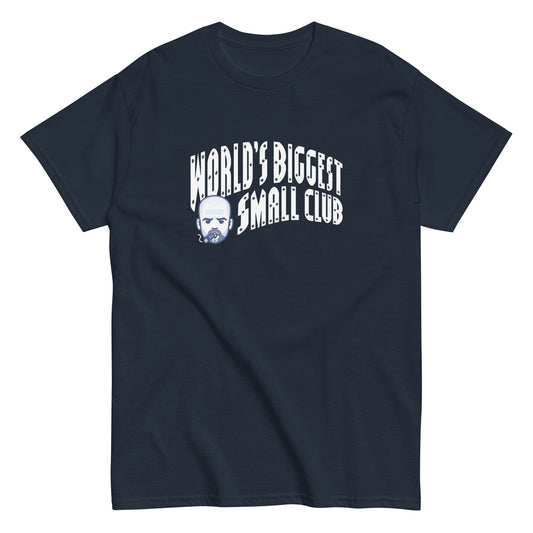World's Biggest Small Club Navy T-shirt