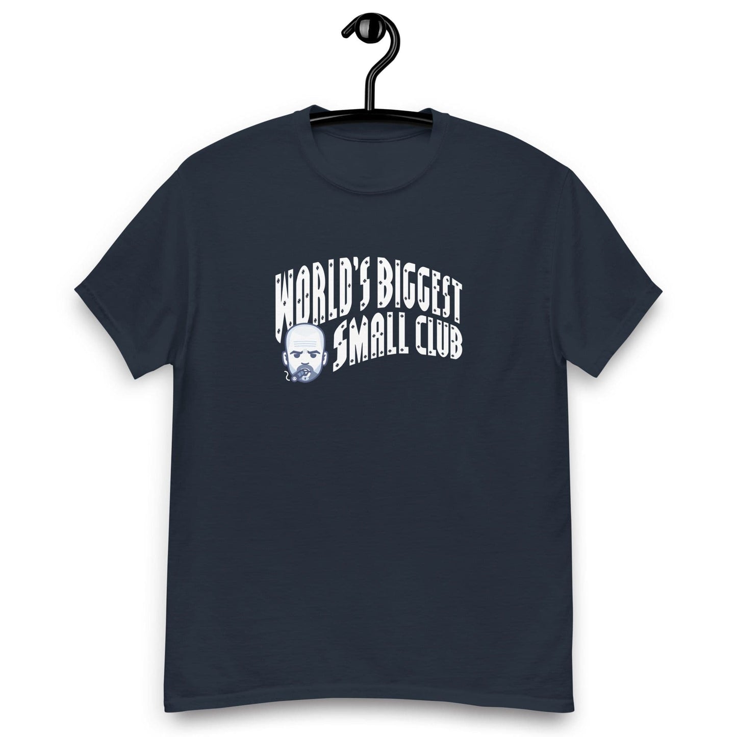 World's Biggest Small Club Navy T-shirt