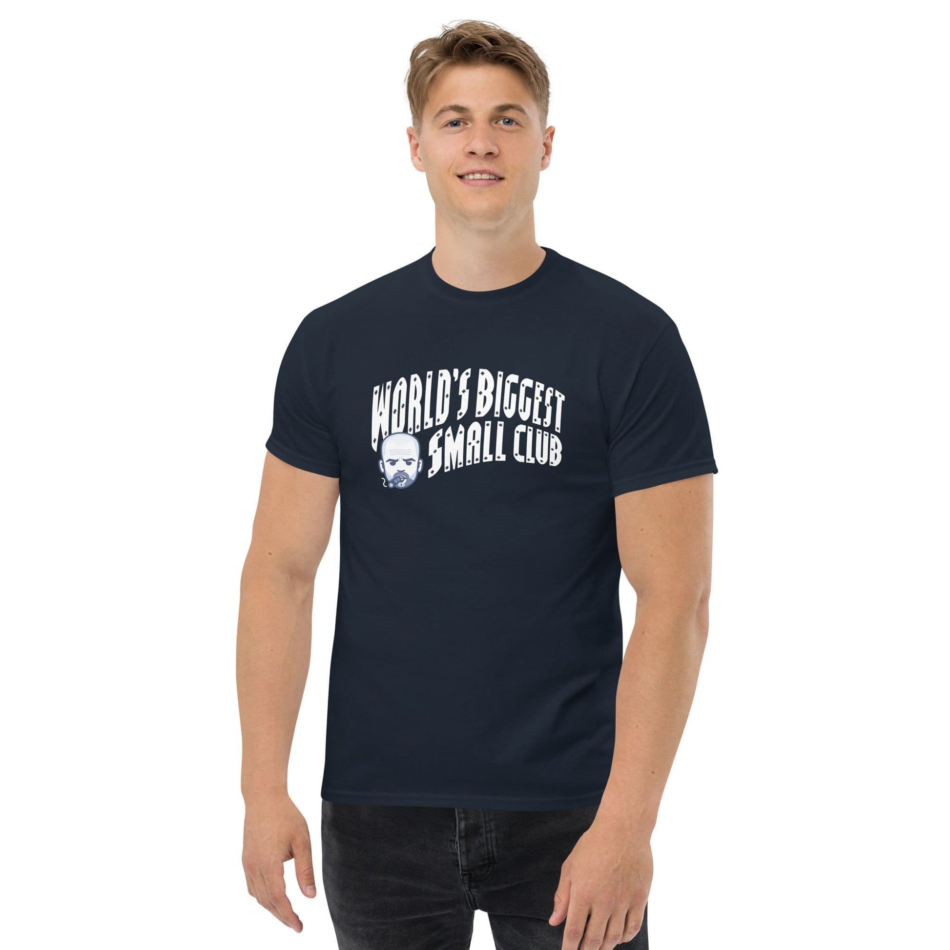 World's Biggest Small Club Navy T-shirt
