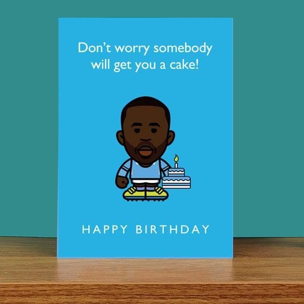 Yaya Birthday Cake Card